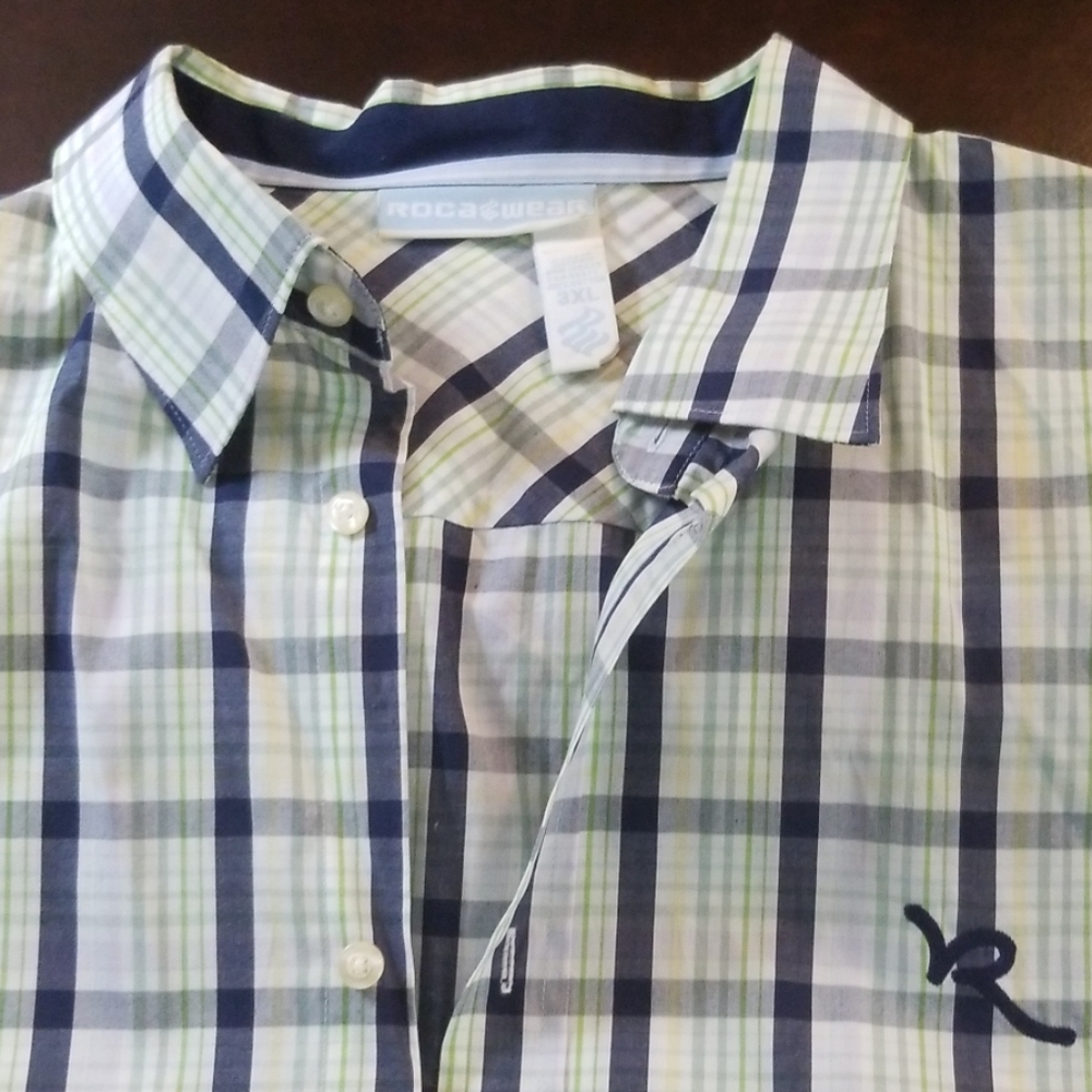 Mens short sleeve button up shirt